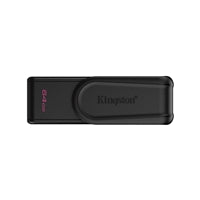 Kingston DataTraveler Exodia S DTXS/64GB USB Flash Drive, 64GB, USB 3.2,  Black, Swivel Cap Design Kingston DataTraveler Exodia S DTXS/64GB USB Flash Drive, 64GB, USB 3.2,  Black, Swivel Cap Design